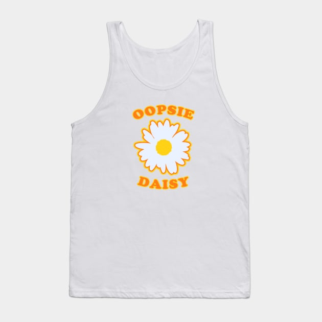 Retro Oopsie Daisy Tank Top by Sunny Saturated